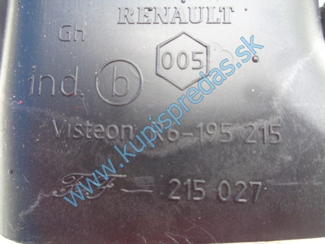 ľavý predný výduch kúrenia na renault tháliu II, 